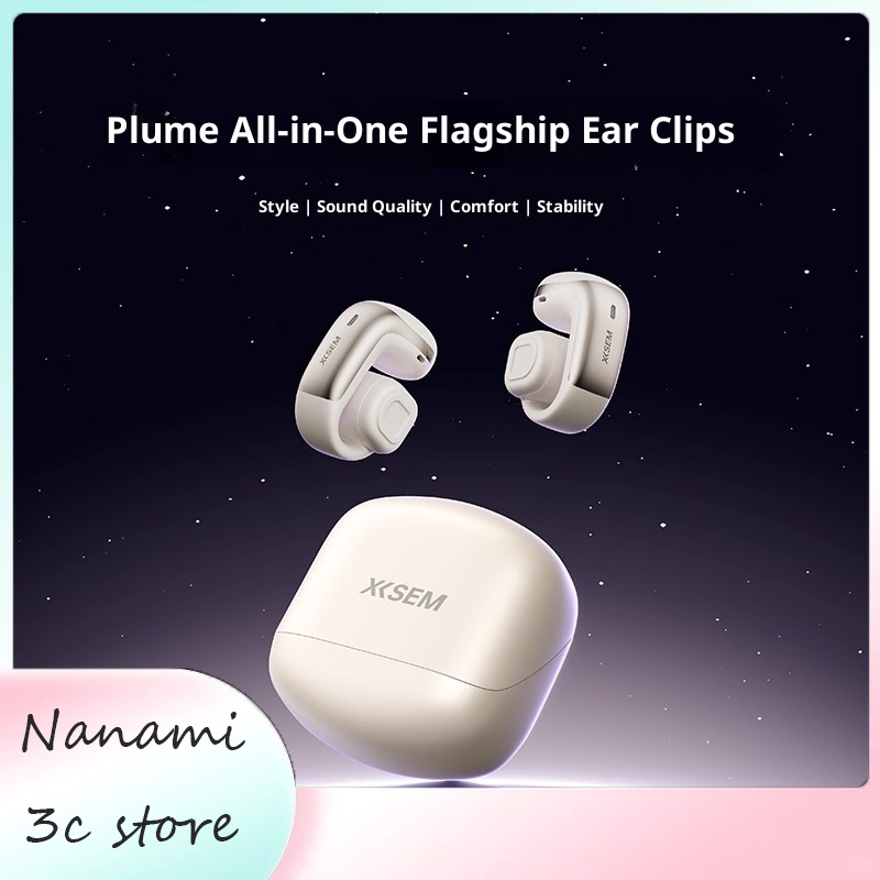 Video Games - หูฟังแบบหนีบหู XISEM Plume, Hi-Fi DSP, ความหน่วงในการเล่นเกม