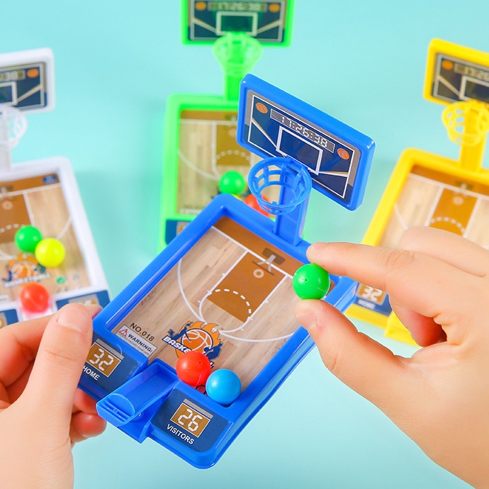 Educational Toys - เครื่องยิงลูกบาสเก็ตบอลขนาดเล็ก เกมยิงปืนแบบใหม่ เครื่องยิงลูกบาสเก็ตบอลแบบอินเทอร์แอคทีฟ ของเล่นเพื่อการพักผ่อนในร่ม เสริมสร้างการเรียนรู้ เหมาะสำหรับงานปาร์ตี้ผู้ใหญ่