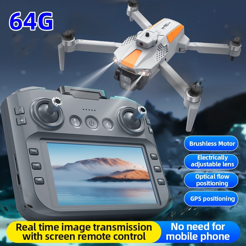 Fpv Brushless Rc Drone 4K - LF669 FPV Drone 5G 4.5 นิ้วหน้าจอ
