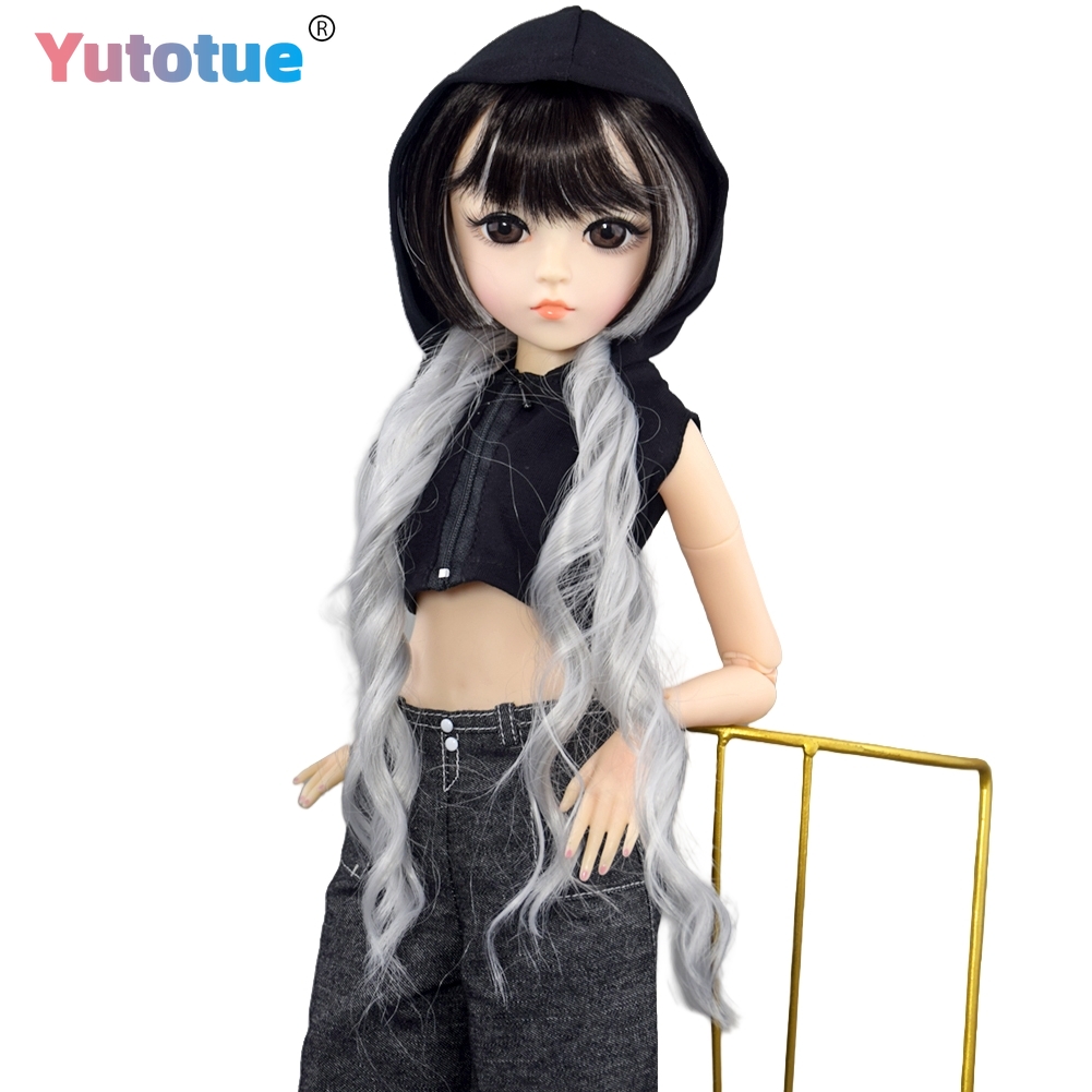 Bjd Doll 1 6 Full Set With Clothes - ตุ๊กตาแฟชั่นหญิง YUTOTUE สูง 60 ซม. พร้อมชุดเสื้อผ้าถอดได้ครบชุด