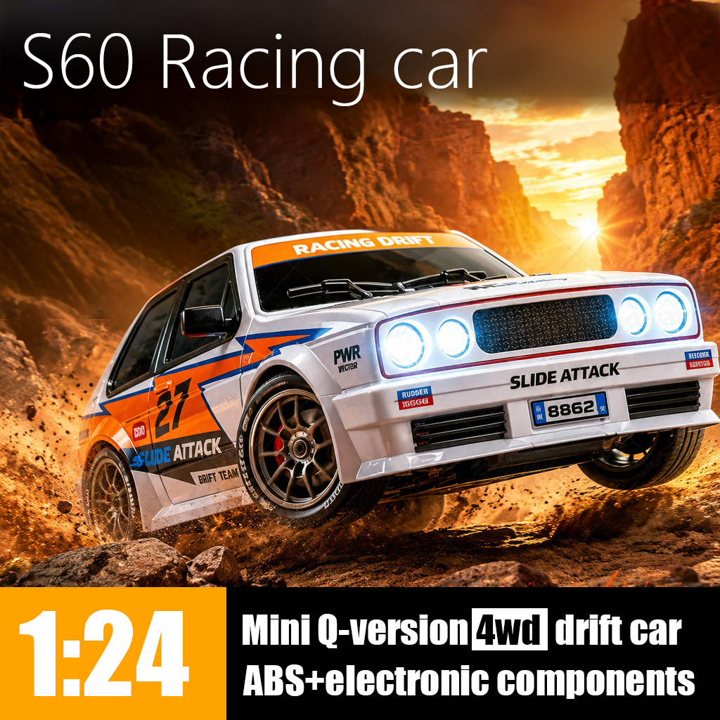 Rc Drift Car 1 24 Scale 4Wd - รถดริฟต์ RC รุ่นใหม่ S60 ขนาด 1:24