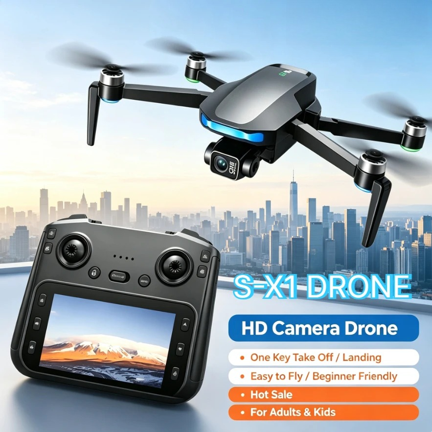 Fpv Brushless Rc Drone 4K - โดรน GPS รุ่น S-X1 ดั้งเดิม กล้อง