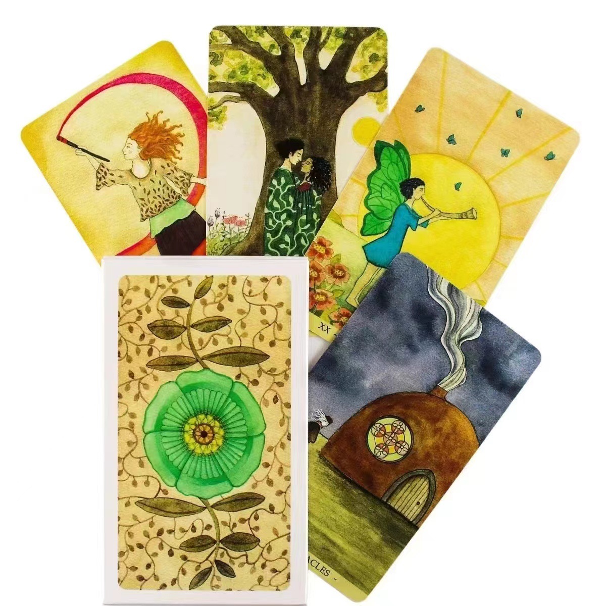 Tarot Cards Deck With Guidebook - ไพ่ทาโรต์ดั้งเดิม ไพ่ทาโรต์มารา ลุนเน่ที่ทนทานพร้อมคู่มือ ไพ่ทาโรต์แบบคลาสสิก