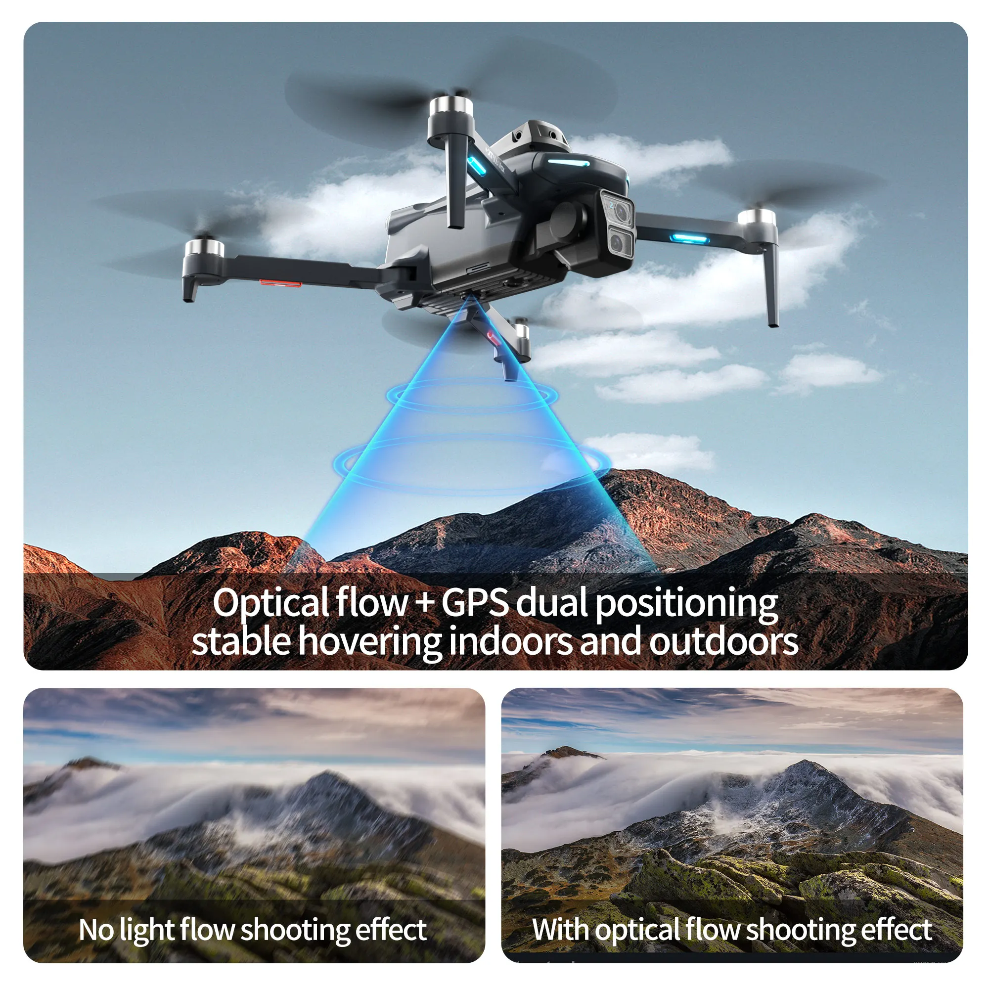 โดรนรุ่น Original XT606 ระดับม - Fpv Brushless Rc Drone 4K บทวิจารณ์และราคา