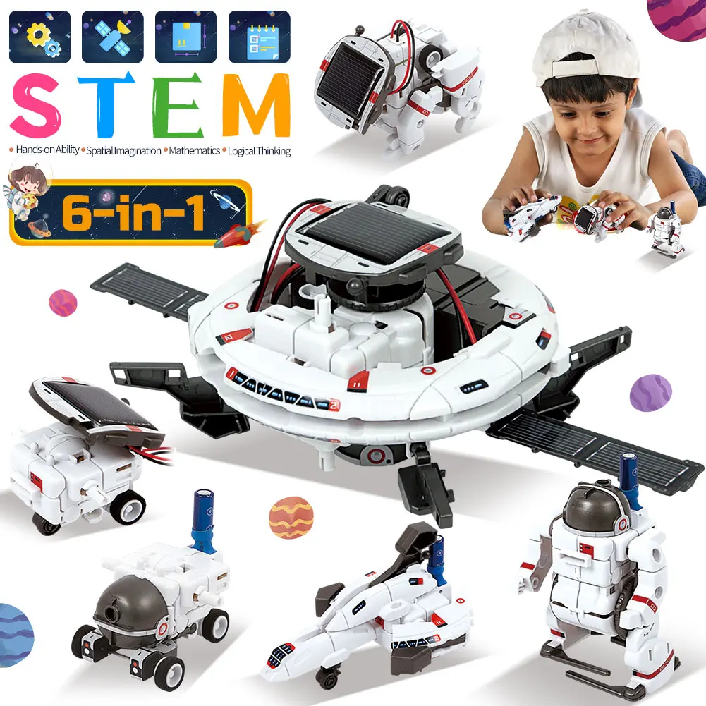 ชุดของเล่นหุ่นยนต์พลังงานแสงอา - Stem Solar Robot Kit For Kids บทวิจารณ์และราคา