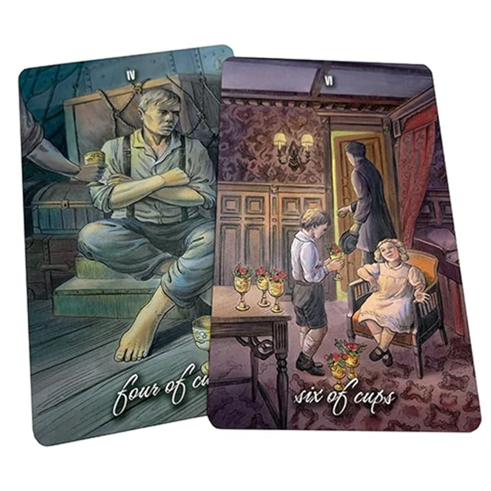 12x7ซมไททานิคทำนายไพ่ทาโรต์78- - Tarot Cards Deck With Guidebook บทวิจารณ์และราคา