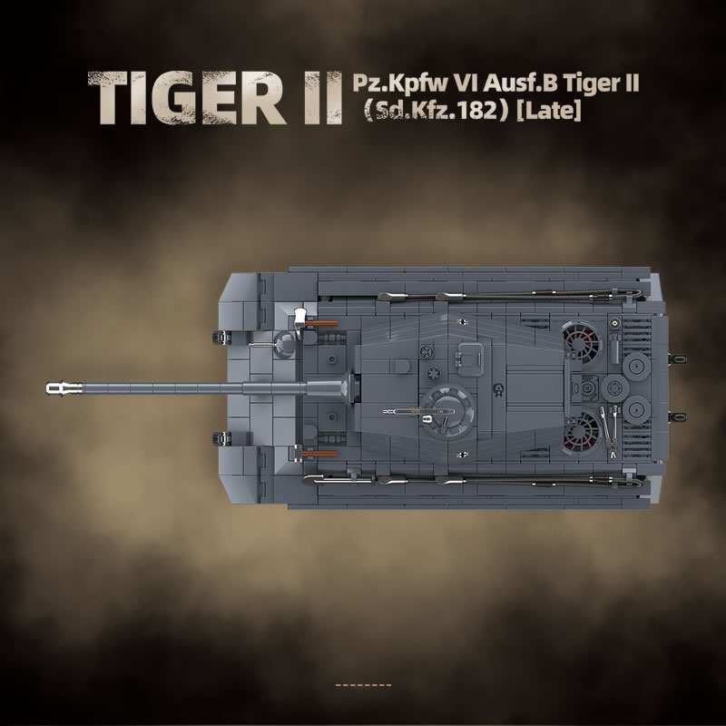 WW2 ทหาร King Tiger Heavy Tank - Lego Compatible Military Tank บทวิจารณ์และราคา