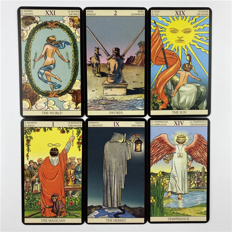 กล่องโลหะรุ่นเคลือบทอง ชุดไพ่ท - Tarot Cards Deck With Guidebook บทวิจารณ์และราคา