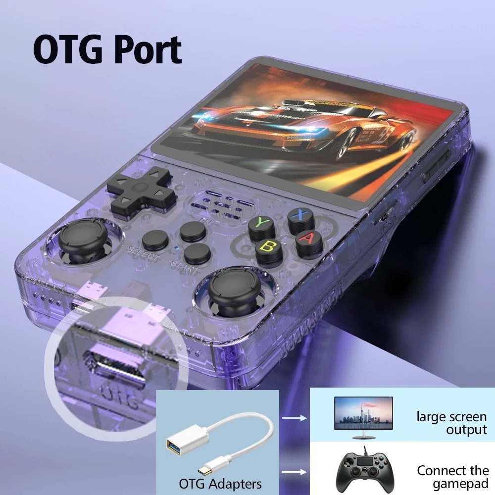 เครื่องเล่นเกมพกพา R36s ใหม่ ร - Retro Handheld Game Console R36S บทวิจารณ์และราคา