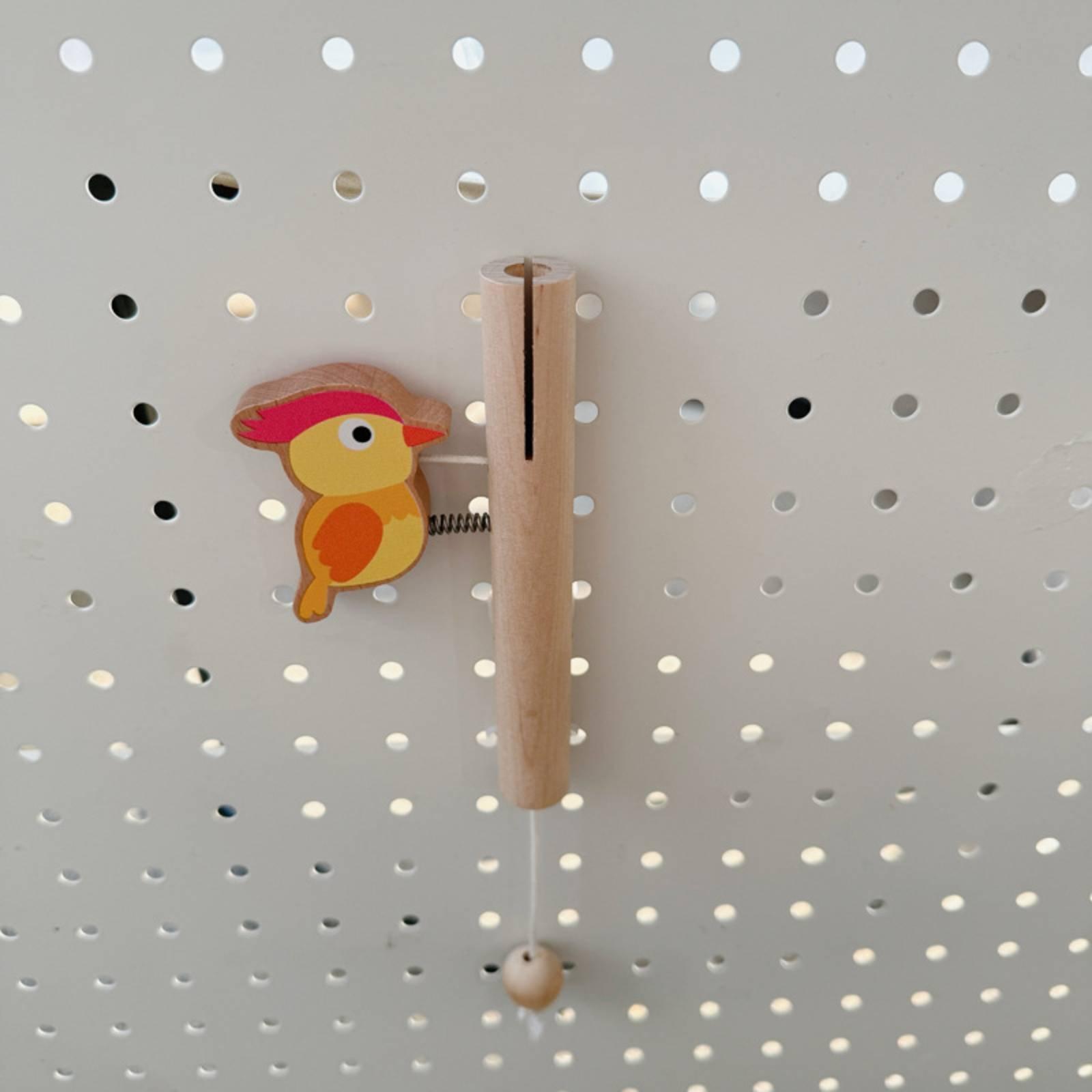 กระดานกิจกรรมไม้พร้อมที่ตีนกแบ - Montessori Wooden Busy Board Toddler บทวิจารณ์และราคา