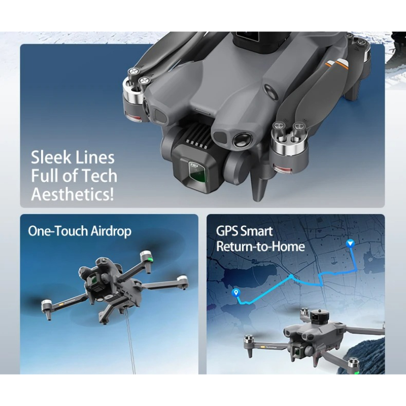 โดรน AE51 RC FPV รุ่นใหม่ ปี 2 - Fpv Brushless Rc Drone 4K บทวิจารณ์และราคา