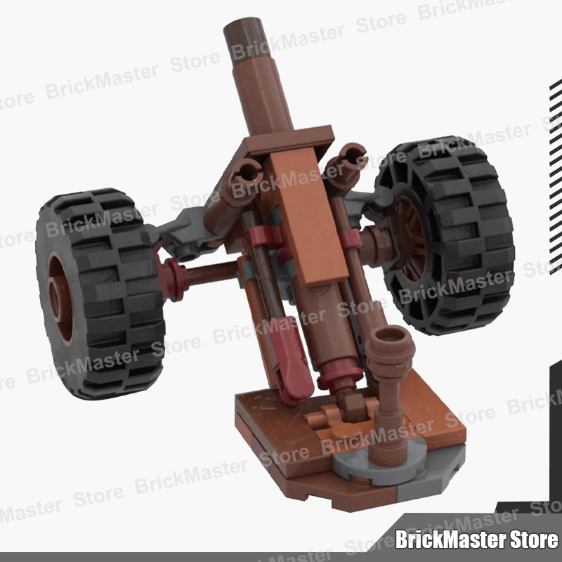 MOC ฉากสงครามทางทหาร ถังแก๊ส ป - Lego Compatible Military Tank บทวิจารณ์และราคา