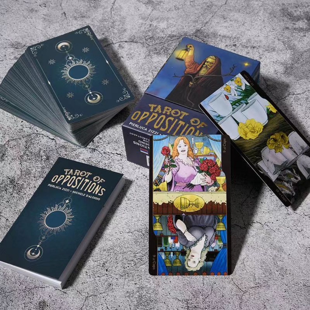 Oppositions Tarot Deck 12*7 ซม - Tarot Cards Deck With Guidebook บทวิจารณ์และราคา