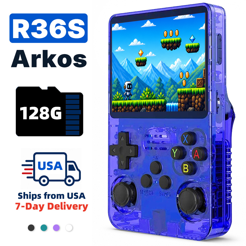 เครื่องเล่นเกมพกพาแบบย้อนยุค ป - Retro Handheld Game Console R36S บทวิจารณ์และราคา