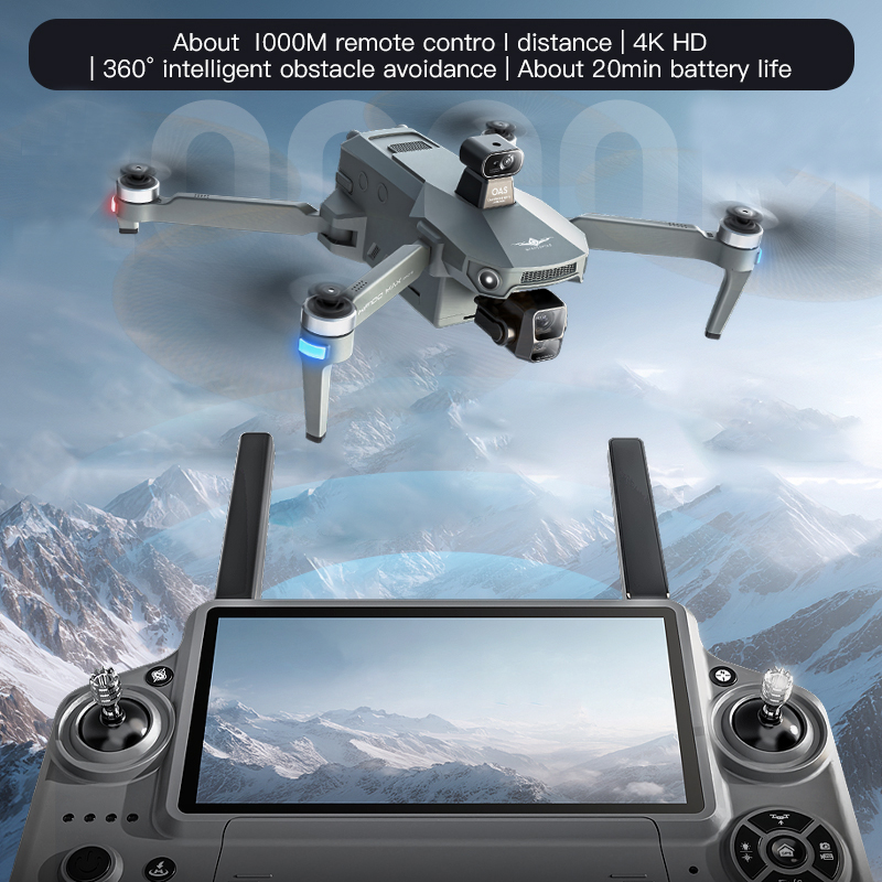 KF100 MAX GPS Drone 4K กล้อง 3 - Fpv Brushless Rc Drone 4K บทวิจารณ์และราคา