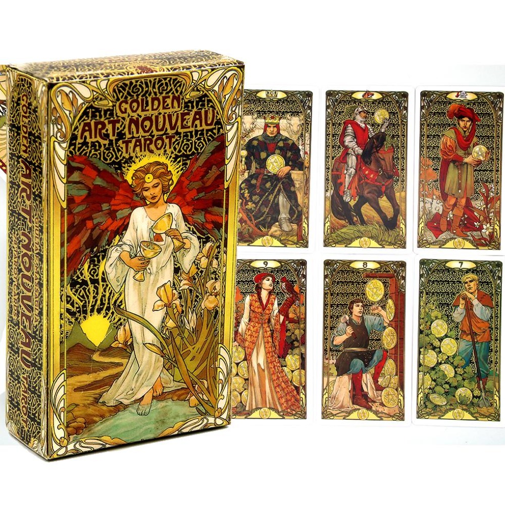10.3*6 ซม. ชุดไพ่ทาโรต์อาร์ตนู - Tarot Cards Deck With Guidebook บทวิจารณ์และราคา