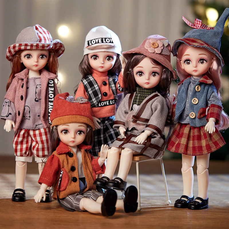 ตุ๊กตา BJD ขนาด 1/6 ข้อต่อแบบล - Bjd Doll 1 6 Full Set With Clothes บทวิจารณ์และราคา