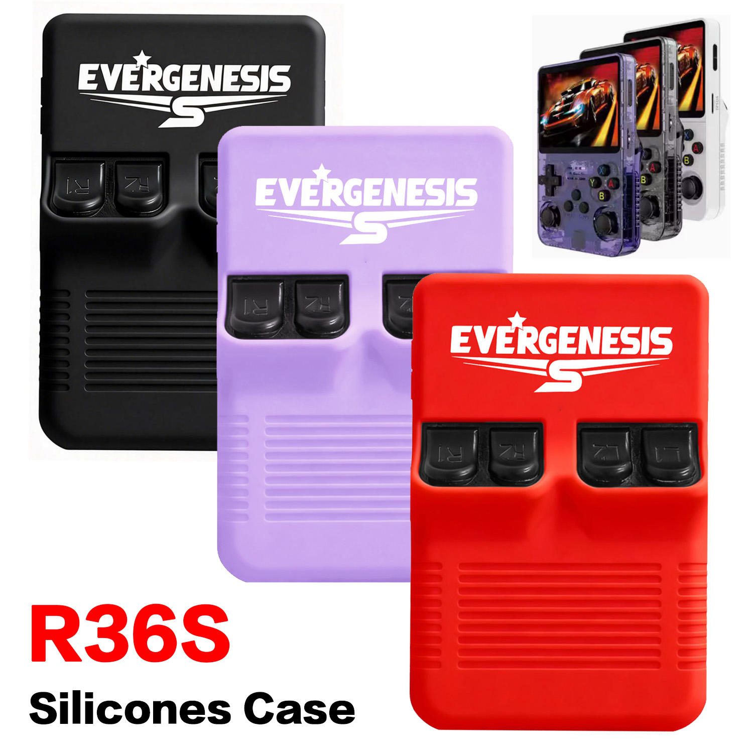 R36S เคสซิลิโคนคอนโซลเกมมือถือ - Retro Handheld Game Console R36S บทวิจารณ์และราคา