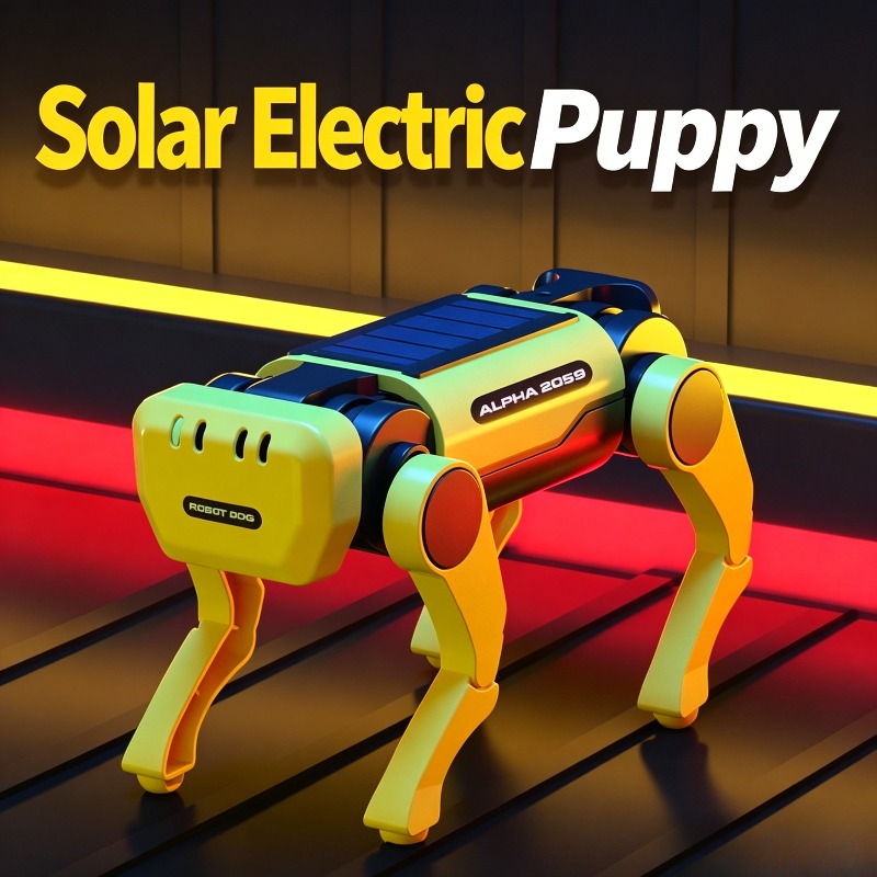 ชุดประกอบหุ่นยนต์สุนัขเดินได้พ - Stem Solar Robot Kit For Kids บทวิจารณ์และราคา