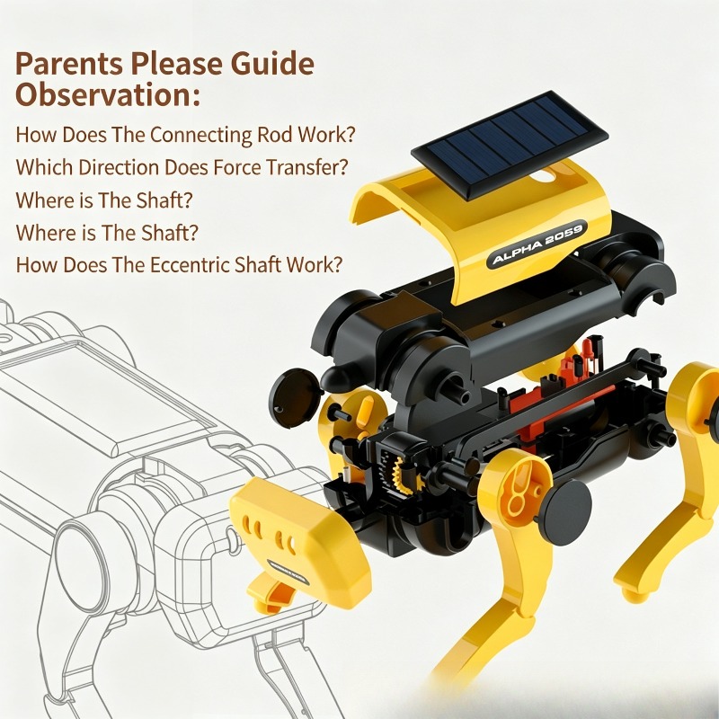 ชุดประกอบหุ่นยนต์สุนัขเดินได้พ - Stem Solar Robot Kit For Kids บทวิจารณ์และราคา