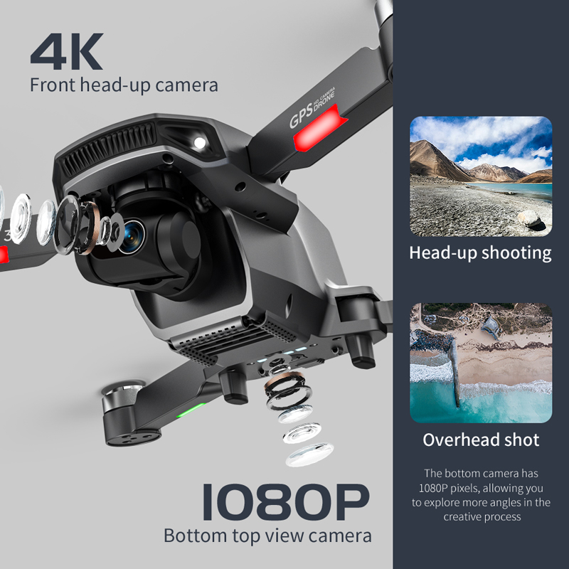 L106 Pro 3 Drone 5G WIFI FPV G - Fpv Brushless Rc Drone 4K บทวิจารณ์และราคา