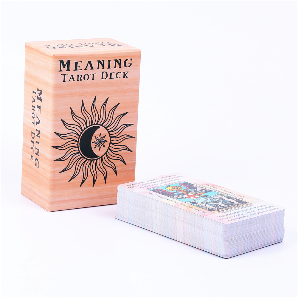 12*7 ซม.ความหมายไพ่ทาโรต์ในเลื - Tarot Cards Deck With Guidebook บทวิจารณ์และราคา