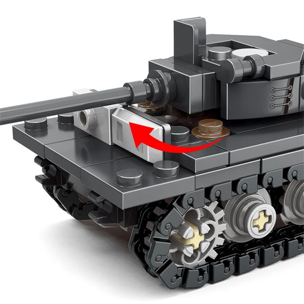 สงครามโลก ทหารกองทัพ ทหาร SAWT - Lego Compatible Military Tank บทวิจารณ์และราคา