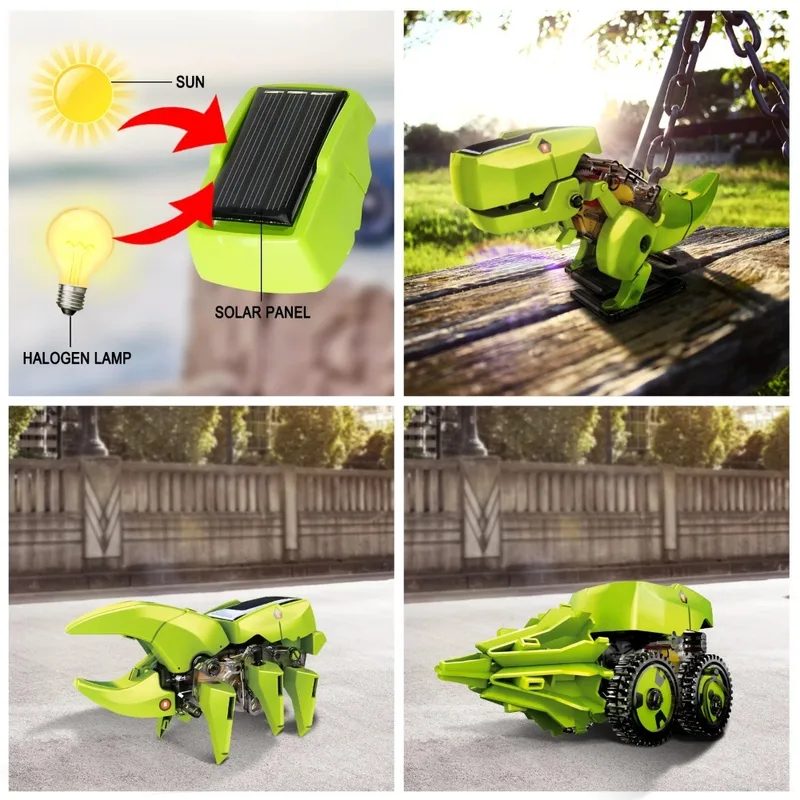 ชุดหุ่นยนต์พลังงานแสงอาทิตย์ 3 - Stem Solar Robot Kit For Kids บทวิจารณ์และราคา