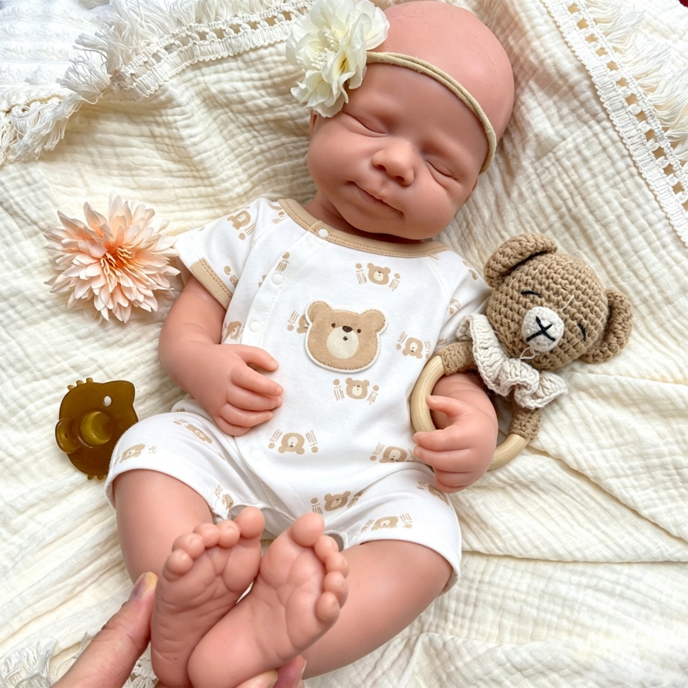 ตุ๊กตาซิลิโคนรีบอร์น DIY ขนาด  - Reborn Baby Doll Silicone Realistic บทวิจารณ์และราคา