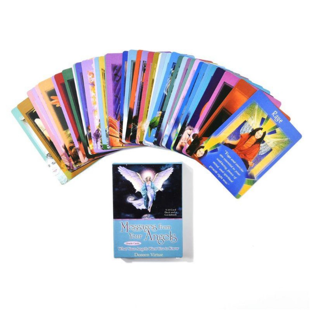 ข้อความออราเคิลการ์ดจำนวน44ชิ้ - Tarot Cards Deck With Guidebook บทวิจารณ์และราคา