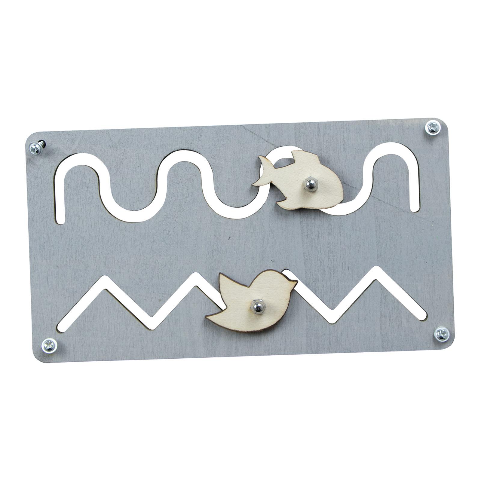 บอร์ดไม้เสริมพัฒนาการ ของเล่นเ - Montessori Wooden Busy Board Toddler บทวิจารณ์และราคา